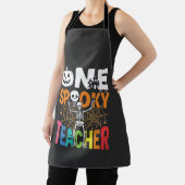 Tablier Un design Halloween d'un professeur effrayant_1 (Insitu)