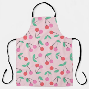 Tablier Un design motif sans couture en cerisier mignon. V