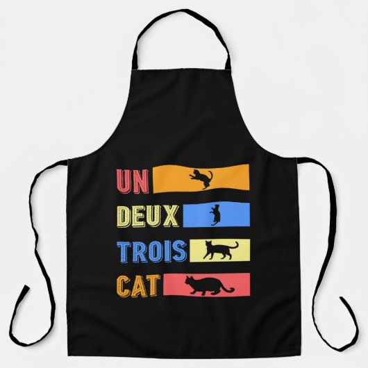 Tablier Un Deux Trois Cat (Recto)