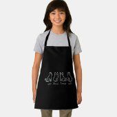 Tablier Un Deux Trois Cat Abstrait Français Kitty (Insitu)