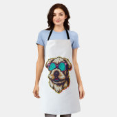 TABLIER UN DORABLE D O G AVEC DES LUNETTES SOLEIL (Porté)