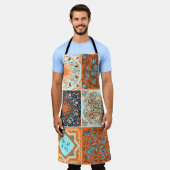 Tablier Un ensemble d'ornements, carreaux de céramique. Mo (Porté)