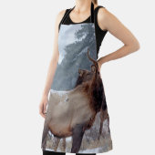 TABLIER UN GROUPE DE DEERS (Insitu)