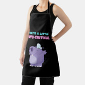 Tablier Un Hippopotame Critique Un Peu Violet (Insitu)