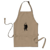 Tablier Un Homme Dans Un Apron Astronaut Spacesuit (Devant)