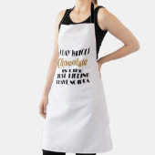 Tablier Un Jour Sans Chocolat, C'Est Comme Enlever (Insitu)