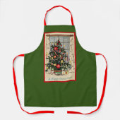 Tablier Un joyeux Noël, un design vintage, (Recto)