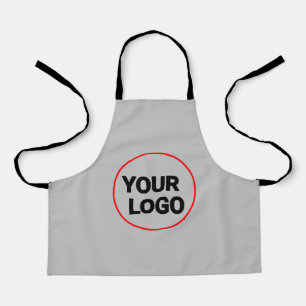 Tablier Un logo personnalisé simple et élégant ici compagn