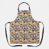 Tablier Un mignon chat sans couture motif (Recto)