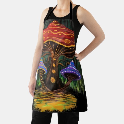 Tablier Un monde de champignons (Insitu)