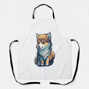 Tablier Un Petit Chiot Mignonne