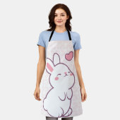 Tablier Un petit lapin fait de sentiments (Porté)