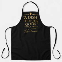 Un Plat Digne des Dieux Chef en Or Noir