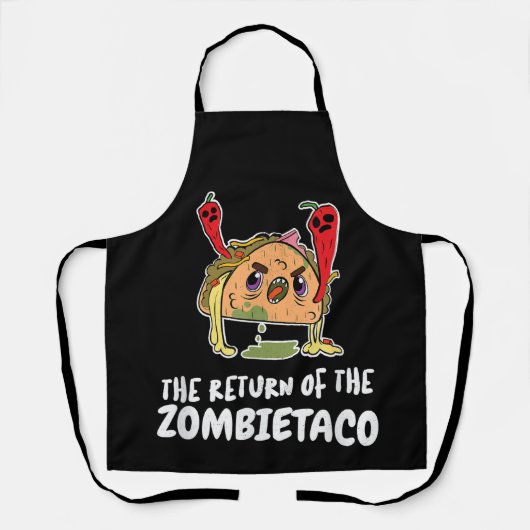 Tablier un taco zombie (Recto)