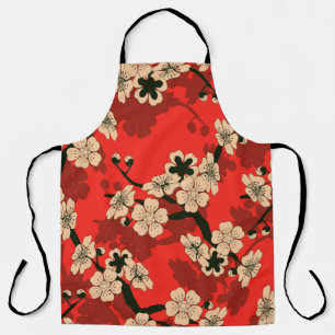 Tablier un tuile sans soudure de style japonais avec ceris