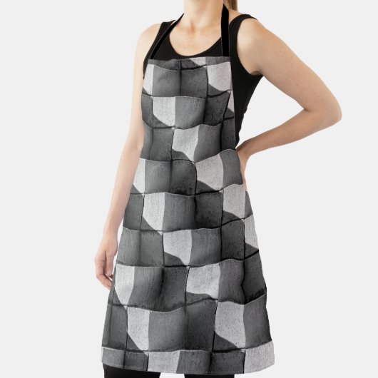 Tablier Un visage de la sculpture "Four Side Pyramid" dans (Insitu)