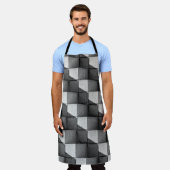 Tablier Un visage de la sculpture "Four Side Pyramid" dans (Porté)