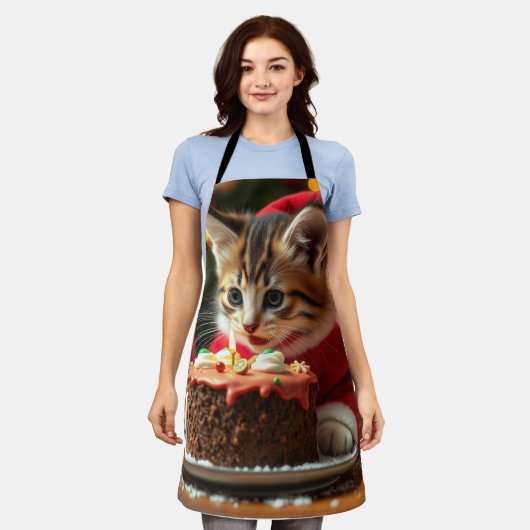 Tablier Un voeu de Noël Puré (Porté)