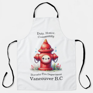 Tablier Une borne d'incendie dans le parc