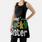 Tablier Une chanceuse soeur jumelle famille St Patrick's D (Insitu)