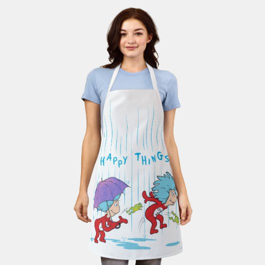 Tablier Une chose deux choses heureuses (Porté)