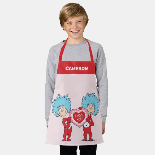 Tablier Une Chose Deux Je T'Aime (Porté)