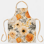Tablier Une conception de série florale d'automne 1 (Recto)