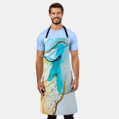 Tablier Une créativité transparente. artwork Abstrait. Ten (Porté)
