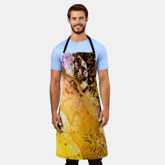 Tablier Une créativité transparente. Nuages Abstraits -ART (Porté)