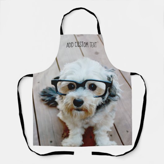 Tablier Une énorme photo de couverture complète avec texte (Recto)