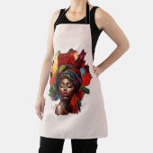 Tablier Une femme afro-américaine capable (Insitu)