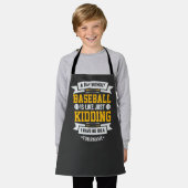 Tablier Une journée sans baseball, c'est comme... C'est to (Porté)