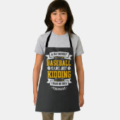 Tablier Une journée sans baseball, c'est comme... C'est to (Insitu)