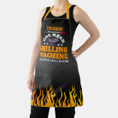 Tablier Une machine à griller méchante Flamme noire (Insitu)