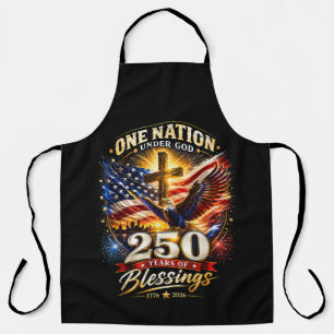 Tablier Une nation sous Dieu 250 ans 250e anniversaire