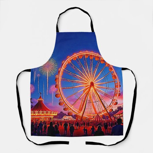 Tablier Une nuit de lumières festives (Recto)