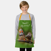 Tablier Une paire de poches de Zebra Finches (Porté)