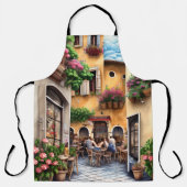 Tablier Une scène de rue italienne Ephemera Design Series  (Recto)