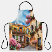 Tablier Une scène de rue italienne Ephemera Design Series  (Recto)