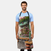 Tablier Une scène de rue italienne Ephemera Design Series  (Porté)