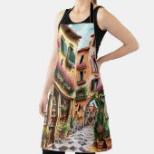 Tablier Une scène de rue italienne Ephemera Design Series  (Insitu)