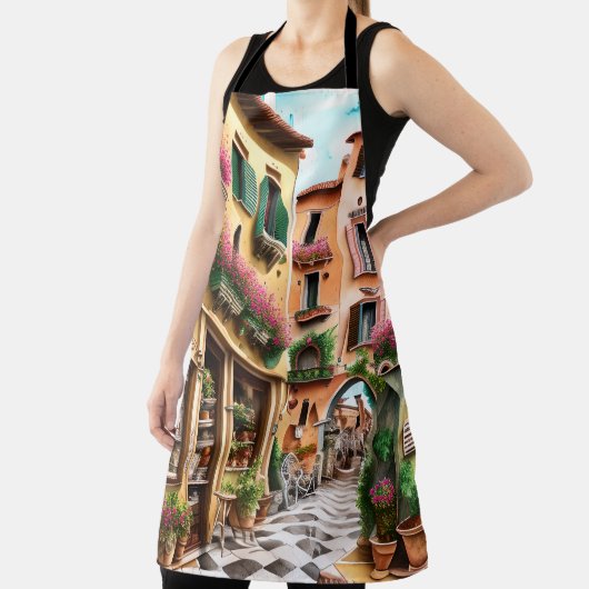 Tablier Une scène de rue italienne Ephemera Design Series (Insitu)