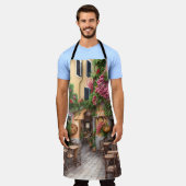 Tablier Une scène de rue italienne Ephemera Design Series  (Porté)