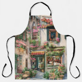 Tablier Une scène de rue italienne Ephemera Design Series  (Recto)