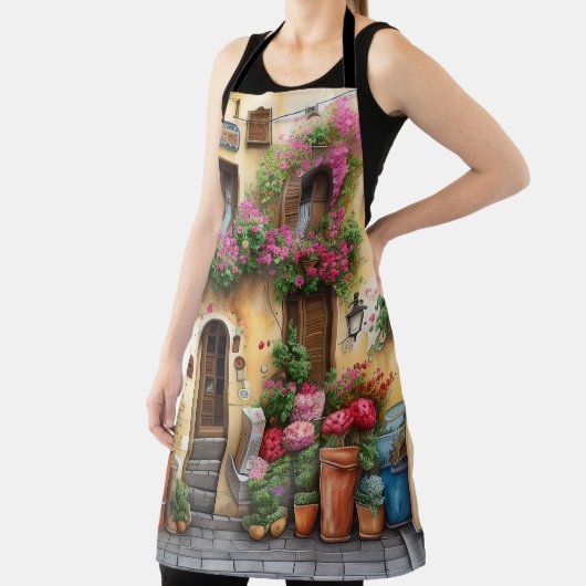 Tablier Une scène de rue italienne Ephemera Design Series  (Insitu)