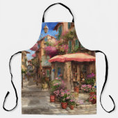 Tablier Une scène de rue italienne Ephemera Design Series  (Recto)