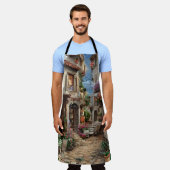 Tablier Une scène de rue italienne Ephemera Design Series (Porté)