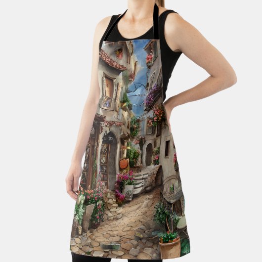 Tablier Une scène de rue italienne Ephemera Design Series  (Insitu)