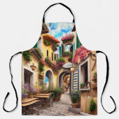 Tablier Une scène de rue italienne Ephemera Design Series  (Recto)