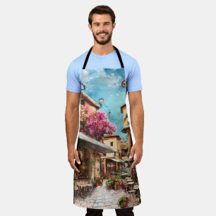 Tablier Une scène de rue italienne Ephemera Design Series 